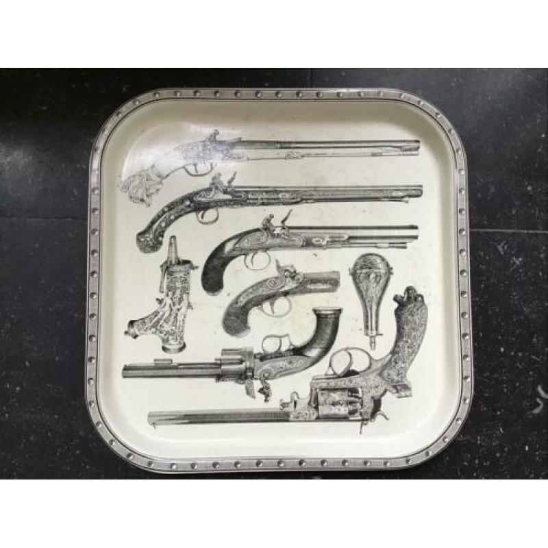 “pierre fornasetti” orgineel pistole dienblad 1960