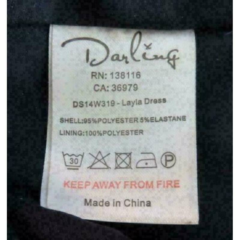 Darling Layla Dress bloemenjurk maat M