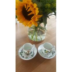 Kop en schotels, Botanica, Douwe Egberts, Villeroy & Boch