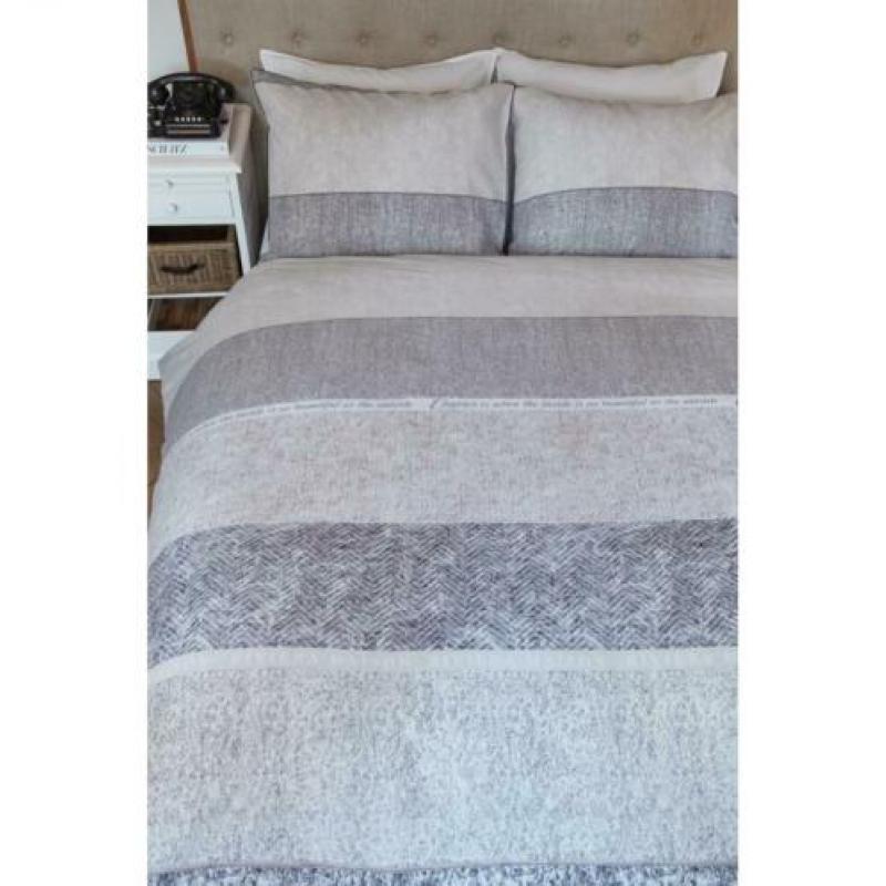 Riviera Maison dekbedovertrek softness zand half geld