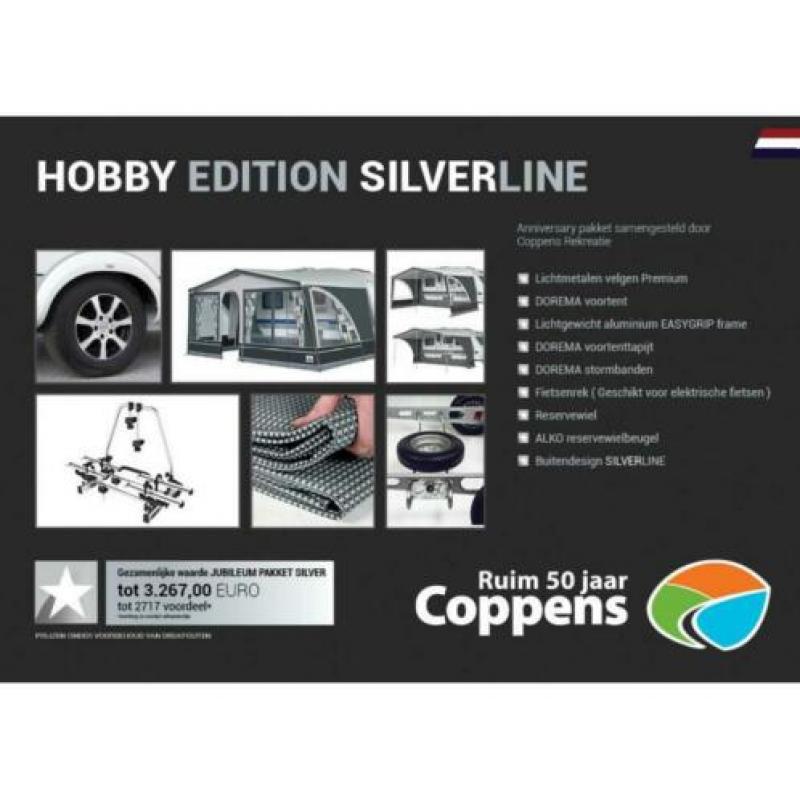Hobby De Luxe 490 kmf 2020 SILVERLINE ACTIECOMPLEET