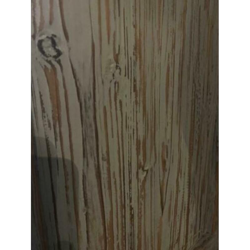 Dressoir massief teakhout greywash