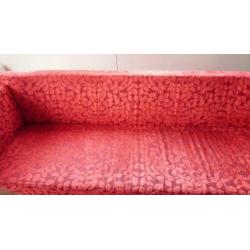 Designer Bank, plus bijzetten bank en kussen B 2,15 D, 85 H,