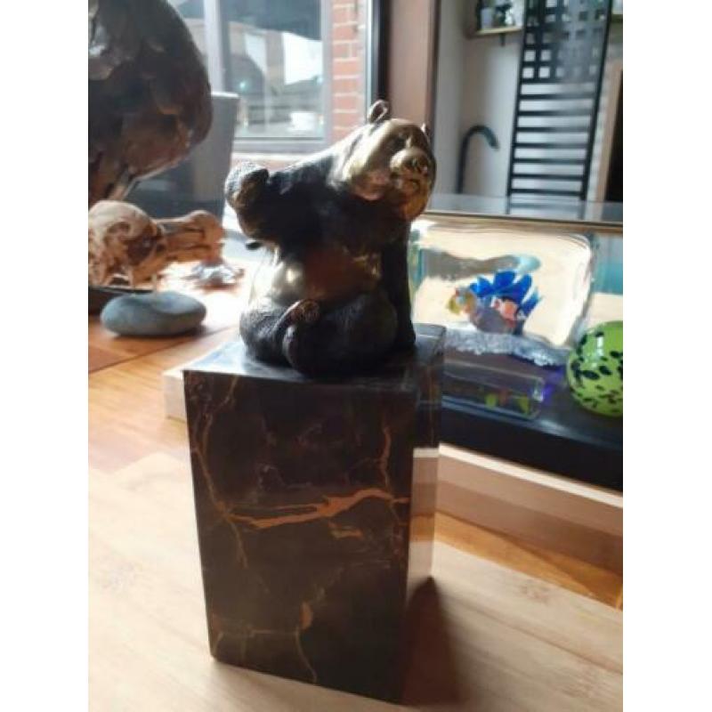 Milo brons panda gesigneerd