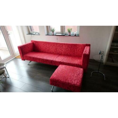 Designer Bank, plus bijzetten bank en kussen B 2,15 D, 85 H,