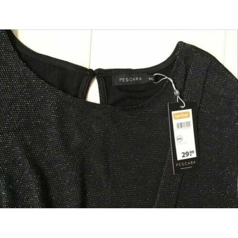 Zwarte jurk xl nieuw 44/46