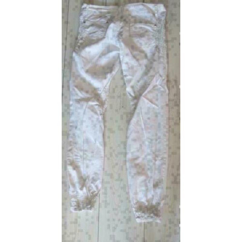 acce star witte jeans denim maat 40 spijkerbroek