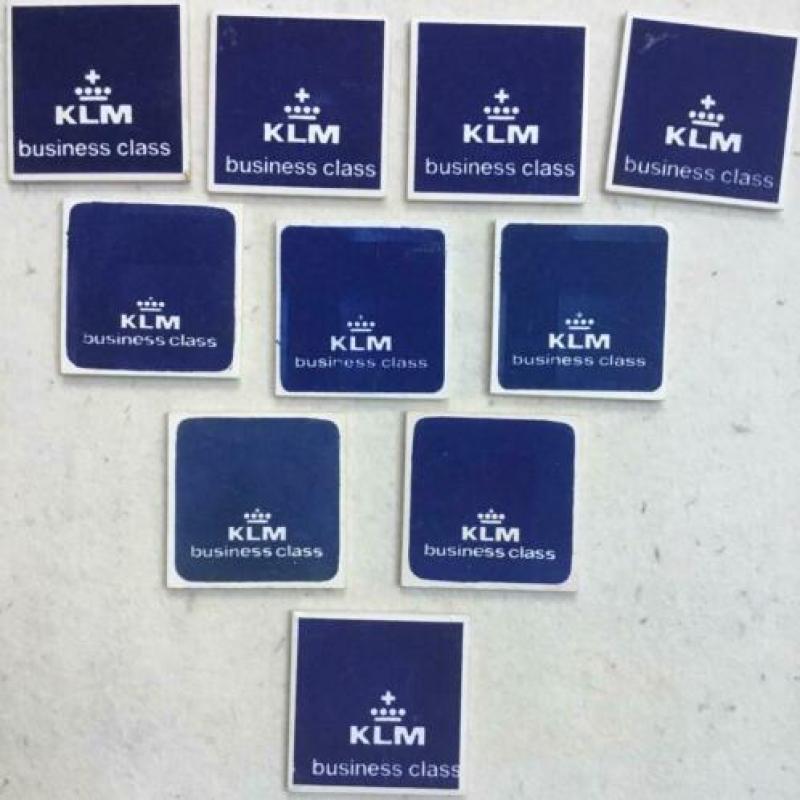 Klm business class tegeltjes