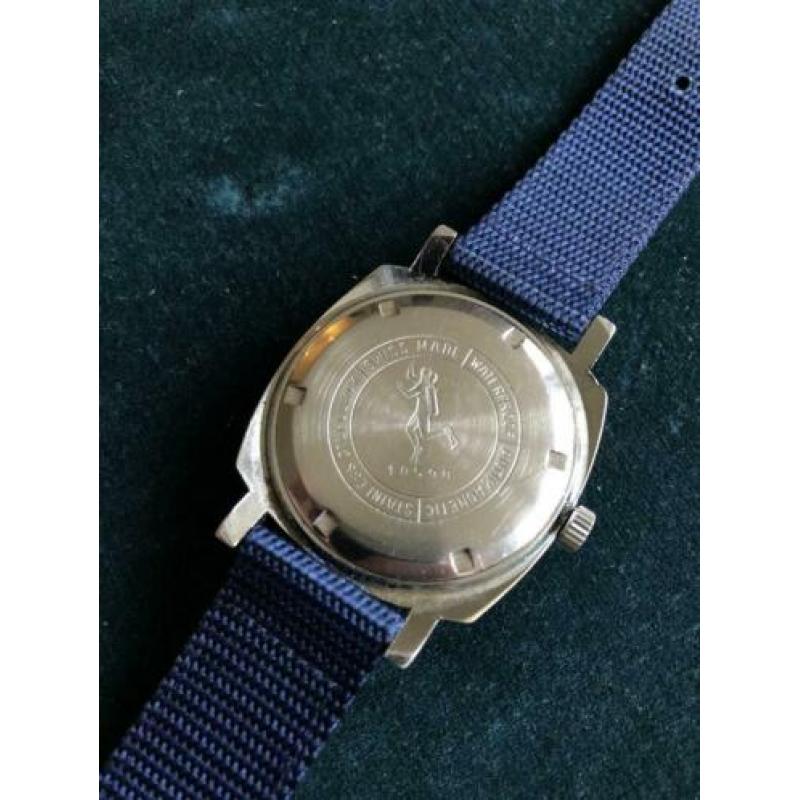 Ancre SeaWatch vintage horloge Duiker Diver Uniek Blauw