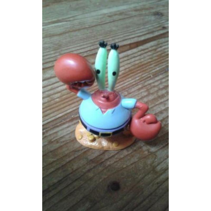 Verschillende plastic Spongebob figuurtjes (4 stuks)