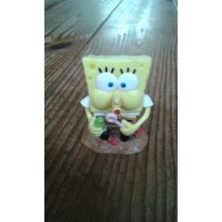 Verschillende plastic Spongebob figuurtjes (4 stuks)