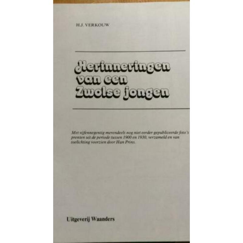 Herinneringen van een Zwolse jongen