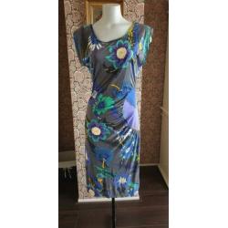 ZGAN lieflijk bloemen jurk van DEPT mt L 42/44, jurkje kleur