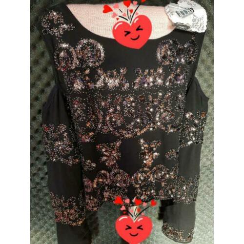 Mooie blouse met pailletten