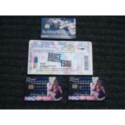Arena Cards Bruce Springsteen/Robbie Williams/Madonna