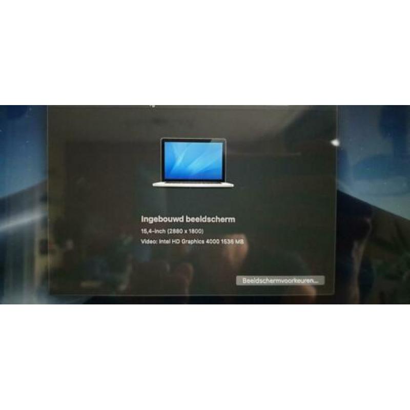 MacBook Pro 15 "(Retina), A1398, met ethernet adapter