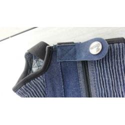 Jacson spijker chaps maat s nieuw blauw en gratis oornetje