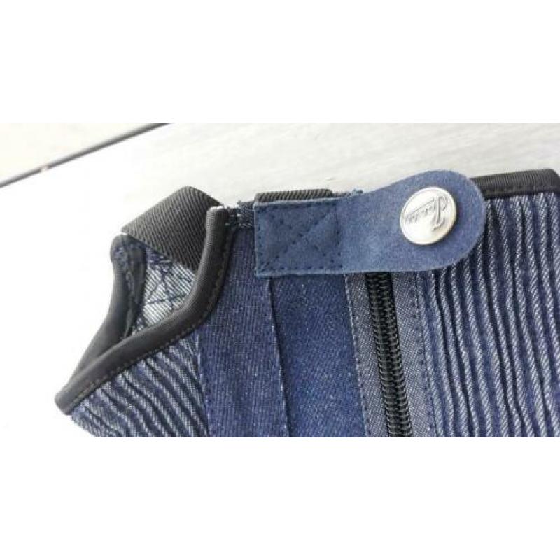 Jacson spijker chaps maat s nieuw blauw en gratis oornetje