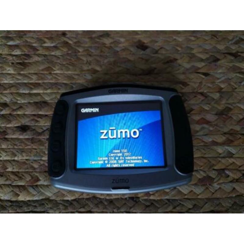 Prijs verlaagd: Garmin Zumo 550 met sleeve en lader