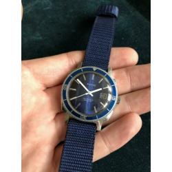 Ancre SeaWatch vintage horloge Duiker Diver Uniek Blauw