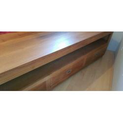 Onbewerkt teak tv meubel