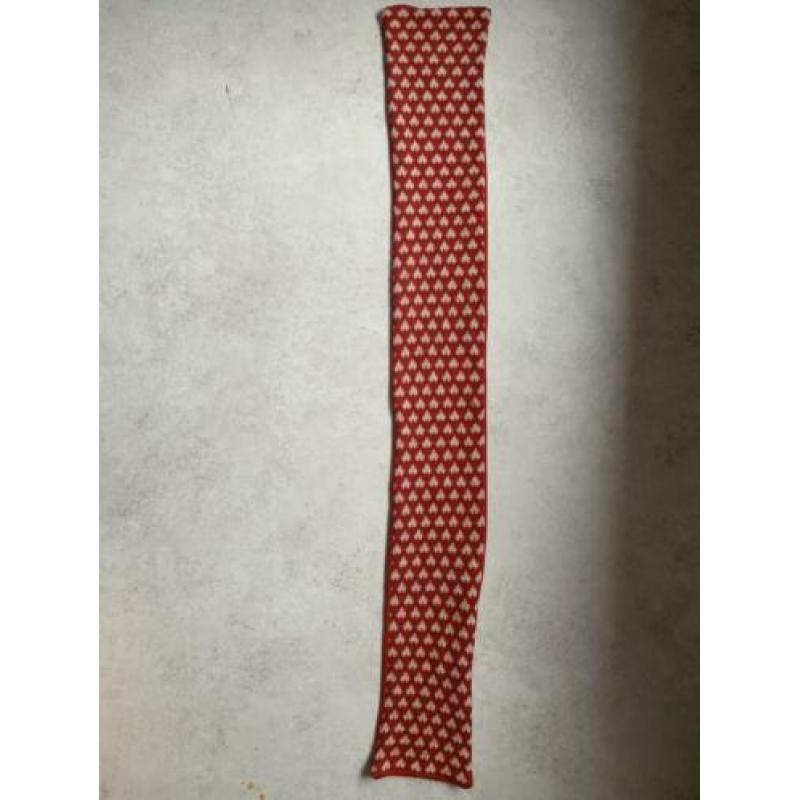 Topvintage Banned scarf rood witte hartjes