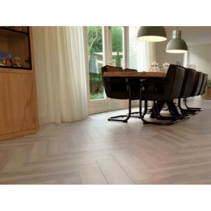 Visgraat Laminaat nu €24,95 meter