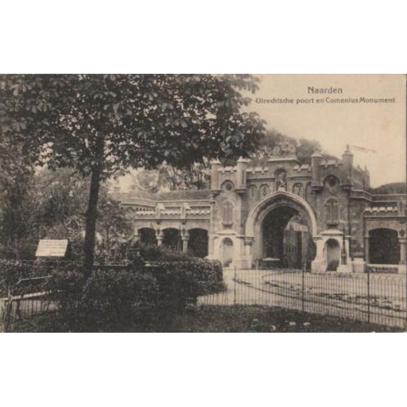 120 Naarden Militaire Kaart 1916 Utrechtsche poort en Comeni