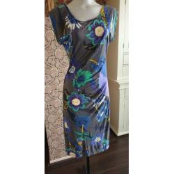 ZGAN lieflijk bloemen jurk van DEPT mt L 42/44, jurkje kleur