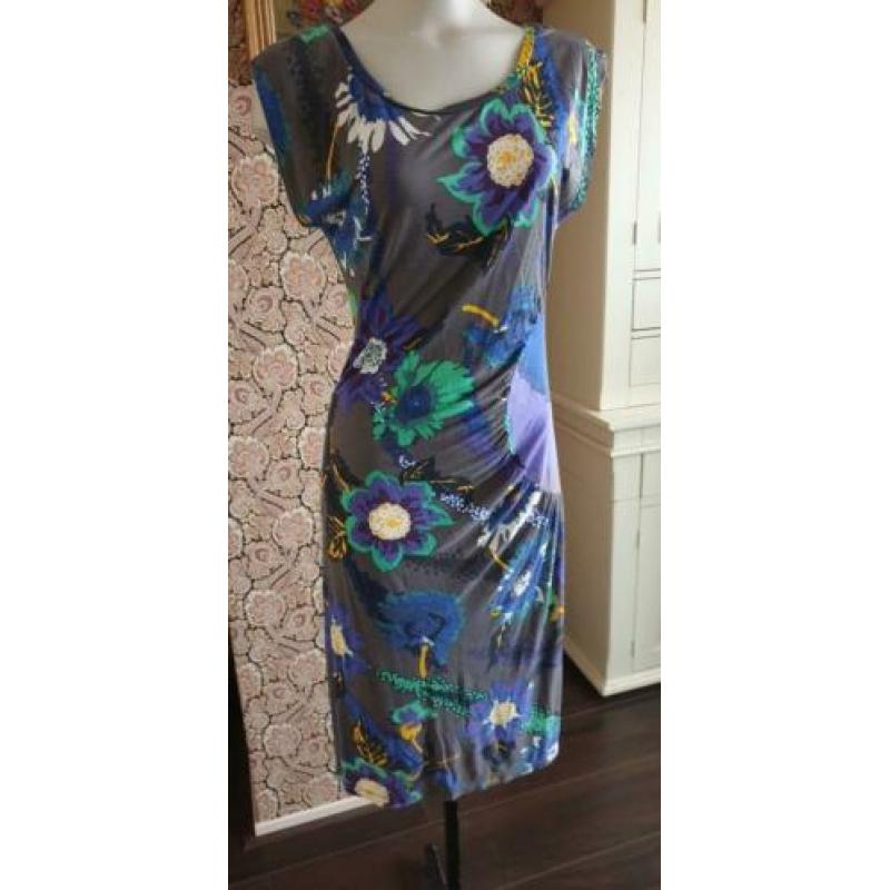 ZGAN lieflijk bloemen jurk van DEPT mt L 42/44, jurkje kleur