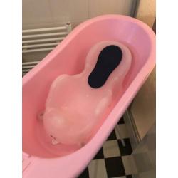 Roze baby badje op standaard incl verkleinen
