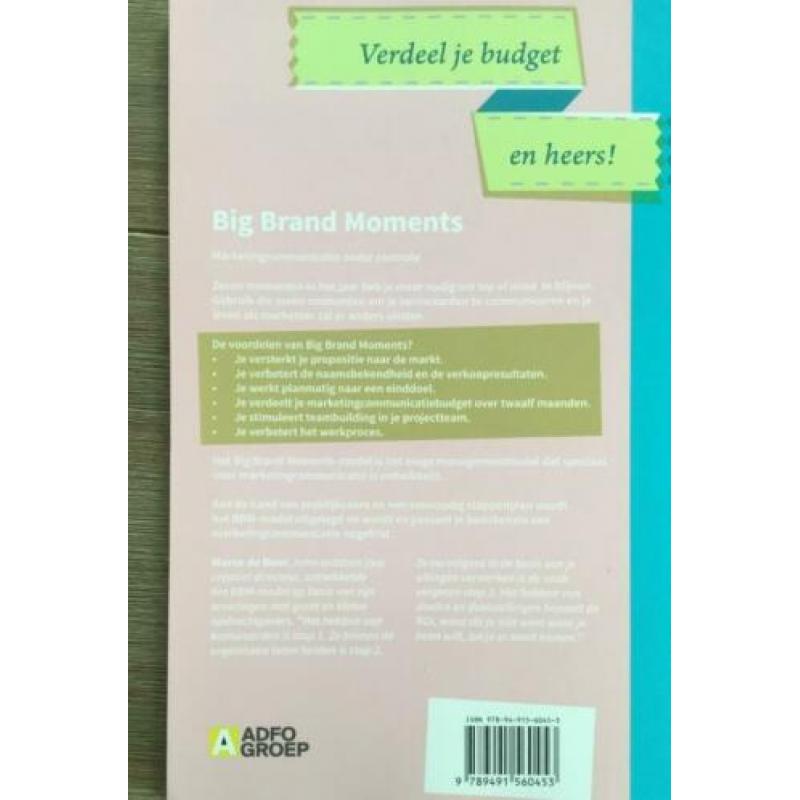 ?? ?? Nieuw Big Brand Moments van Marco de Boer
