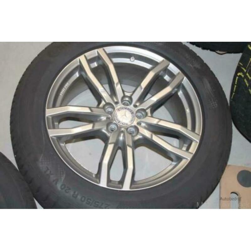 Mercedes GLE 20 inch velgen met Continental winterbanden