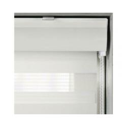 Duo Rolgordijn Cassette 60x130cm Wit Licht doorlatend.