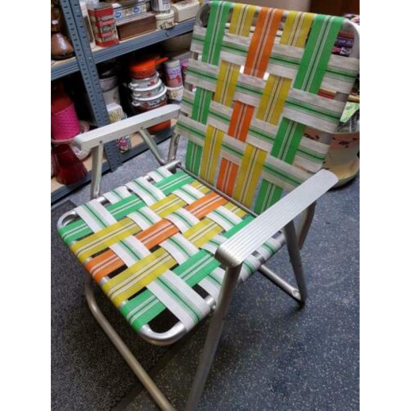 Retro vintage aluminium frame kunststof bekleding zie foto's