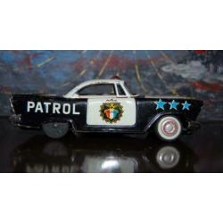 aardige oude blikken PLYMOUTH POLICE PATROL CAR