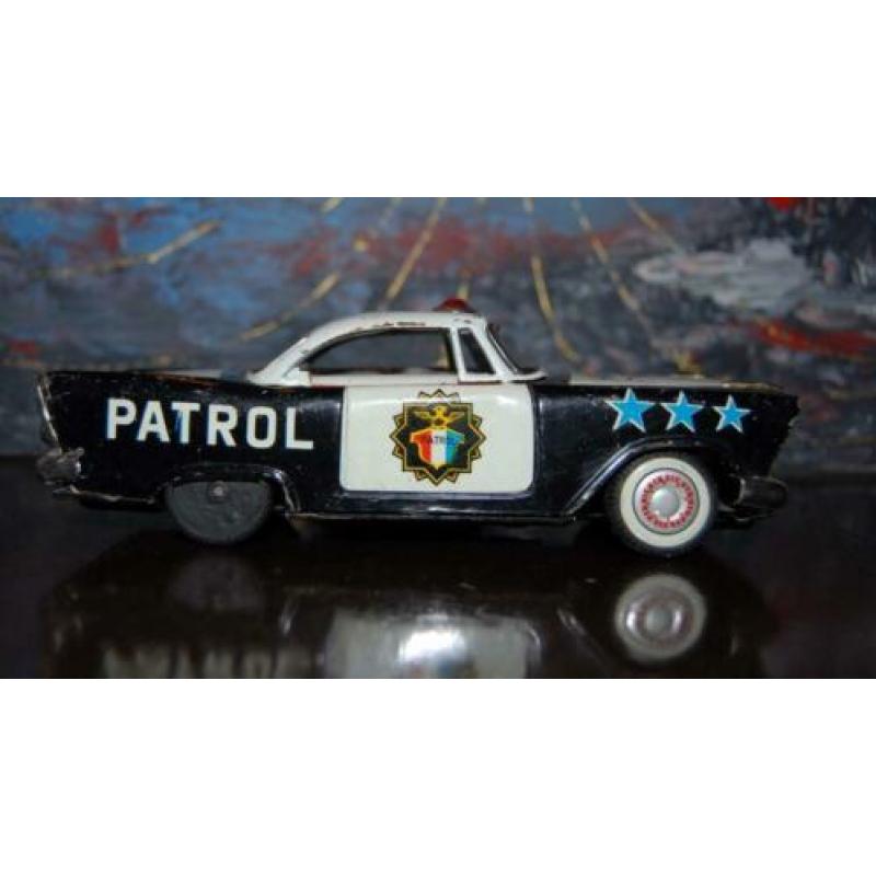 aardige oude blikken PLYMOUTH POLICE PATROL CAR