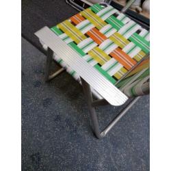 Retro vintage aluminium frame kunststof bekleding zie foto's