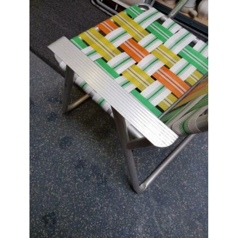 Retro vintage aluminium frame kunststof bekleding zie foto's
