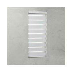 Duo Rolgordijn Cassette 60x130cm Wit Licht doorlatend.