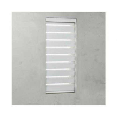 Duo Rolgordijn Cassette 60x130cm Wit Licht doorlatend.
