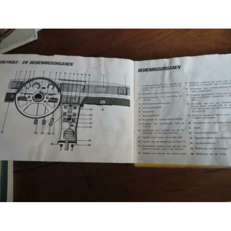 NL instructieboekje Fiat X1/9, begin jaren 70, 1e uitgave