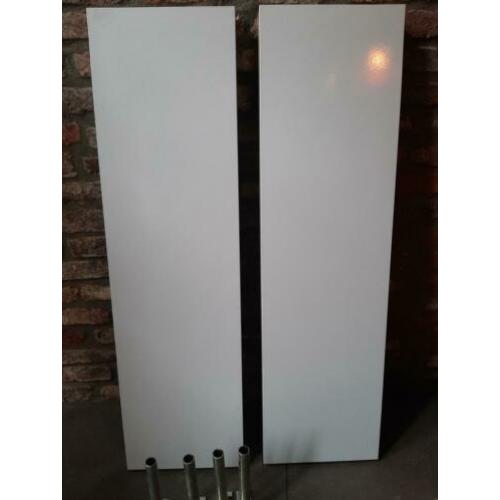 Wandplanken (zwevend) wit, lak