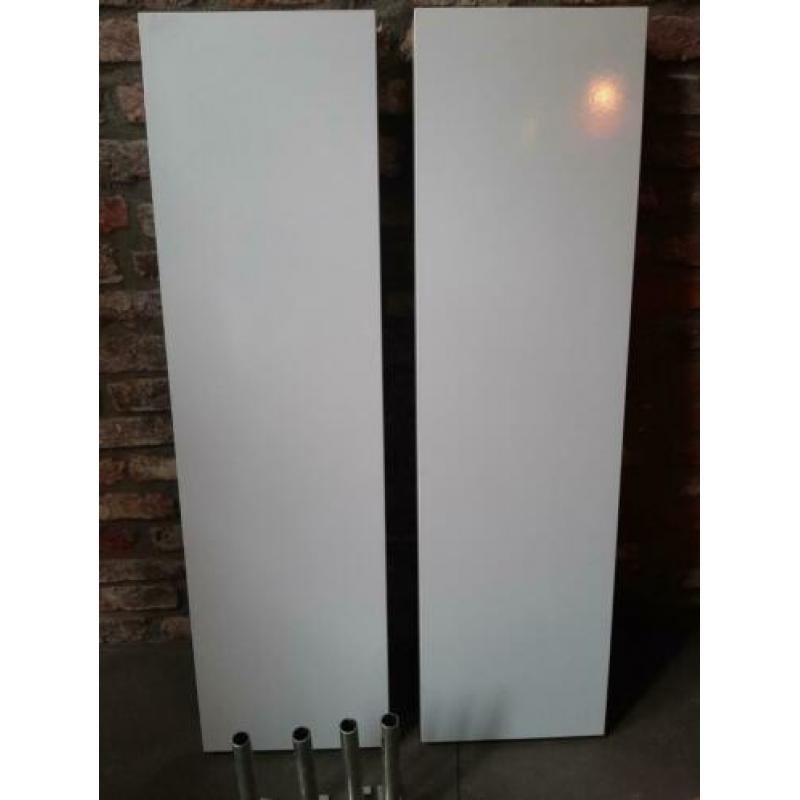 Wandplanken (zwevend) wit, lak