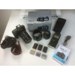 Canon set! 5D Mark III + 24-70 f/2.8 L + 85mm f.1.8+ meer