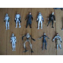 Partij Star Wars poppetje Crab Droid Speeder Bike Hasbro LFL