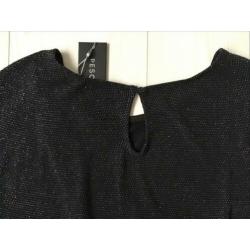 Zwarte jurk xl nieuw 44/46