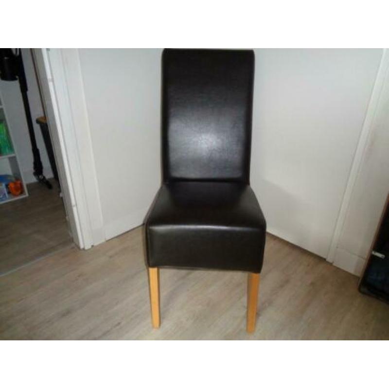 eet kamer stoelen leer