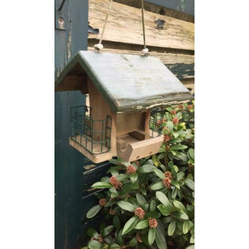 4 unieke vogel huisjes