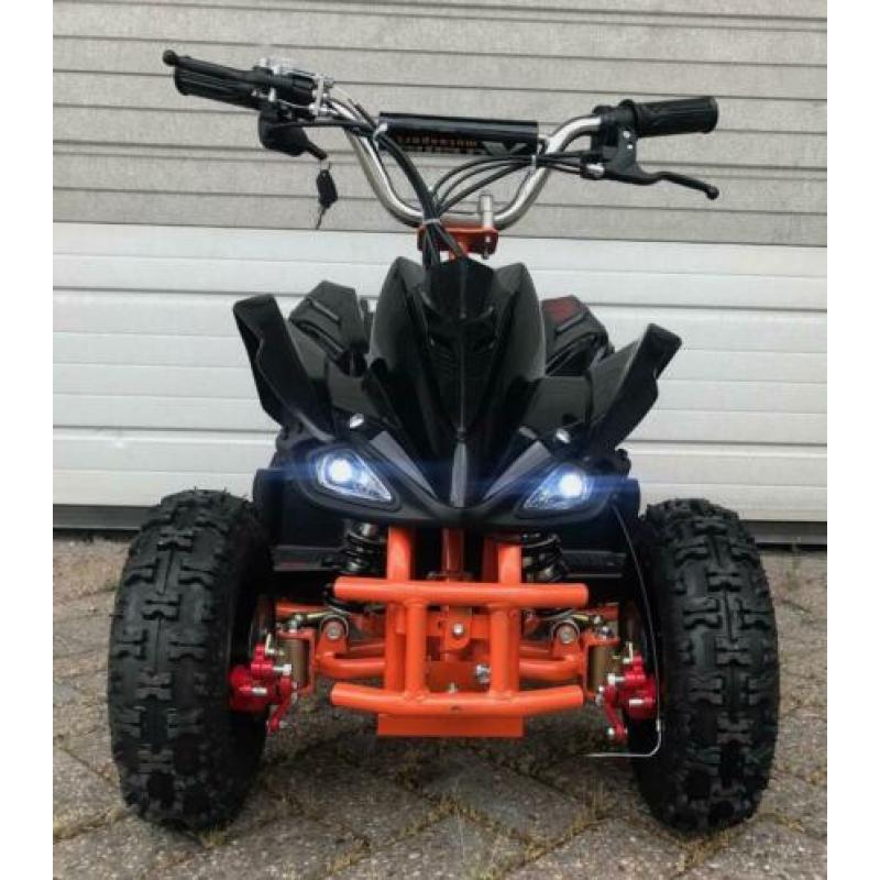 Super stoere Quad 36 volt 800 watt zwart verlichting Nieuw